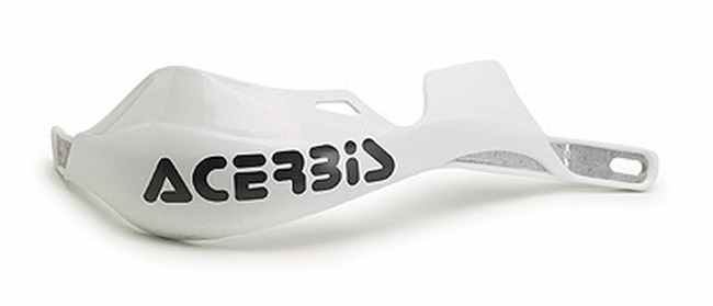 Acerbis Rally Pro White Handguards Replacement (No Mount) - Click Image to Close