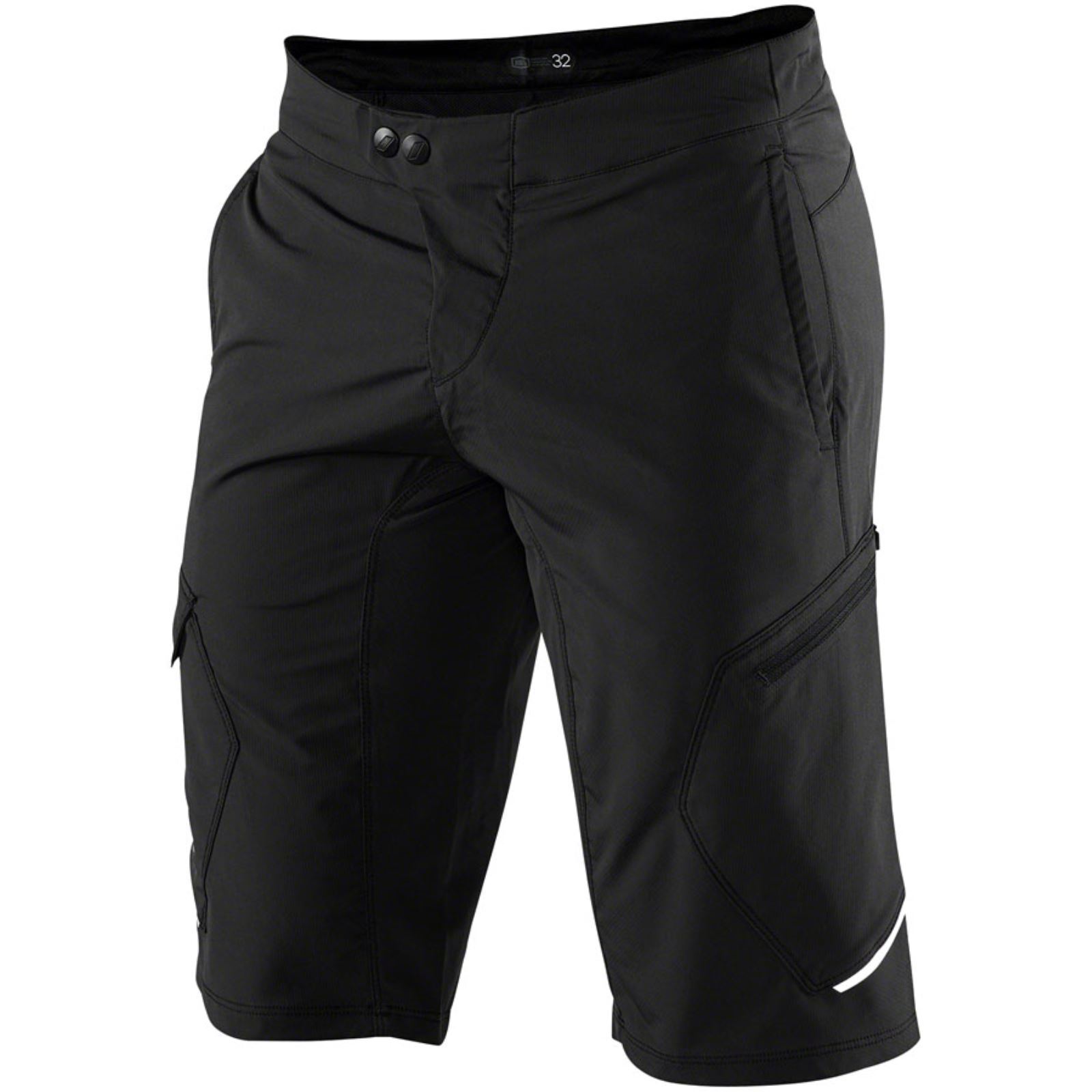 100% Ridecamp Shorts Black Youth 28 - Click Image to Close