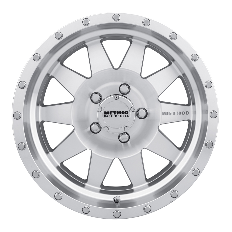 MR301 The Standard 17x9 -12mm Offset 5x5 94mm CB Machined/Clear Coat Wheel - Click Image to Close