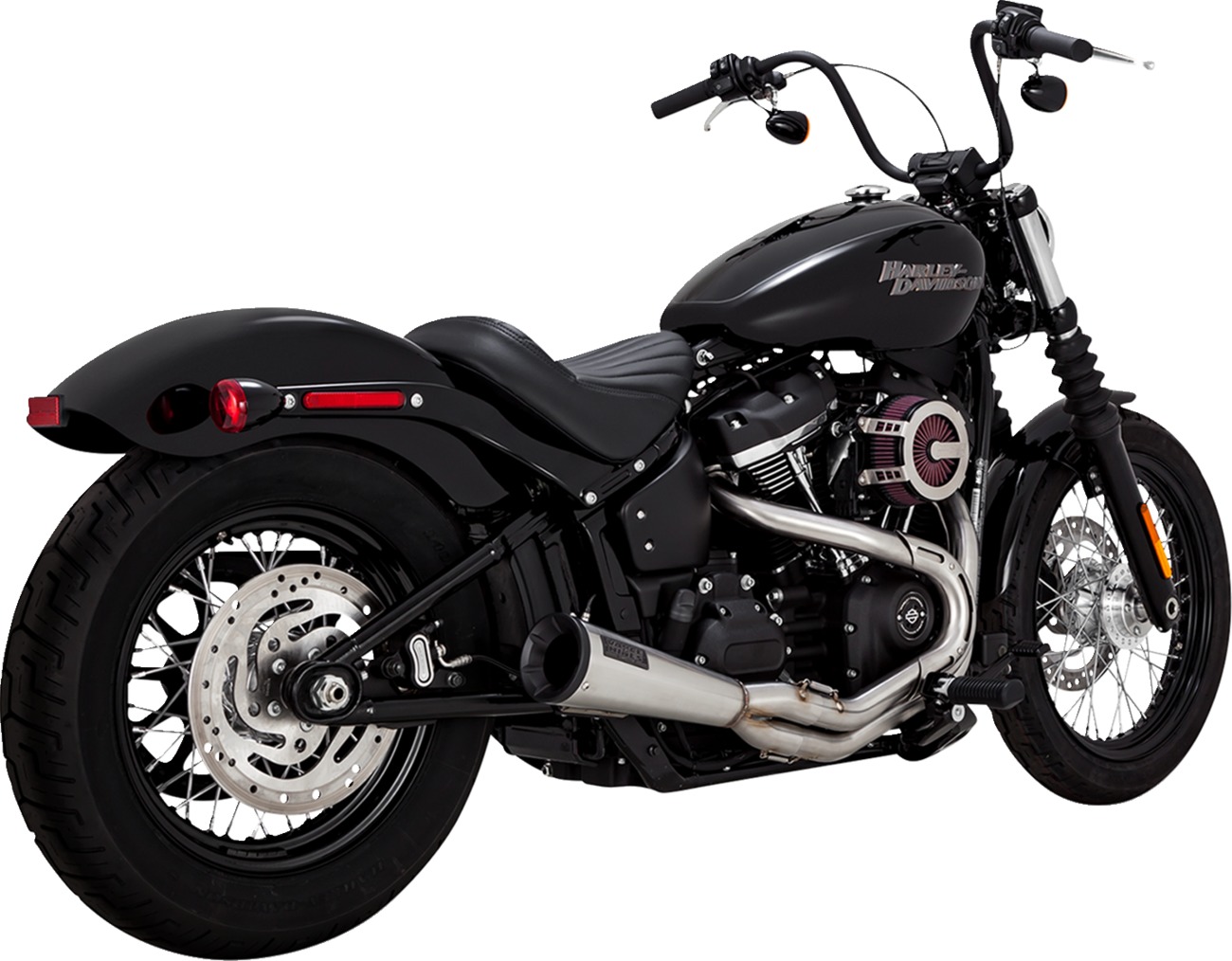 Vance & Hines HD Softail Fat Bob 18-22 SS 2-1 PCX Full System Exhaust - Click Image to Close