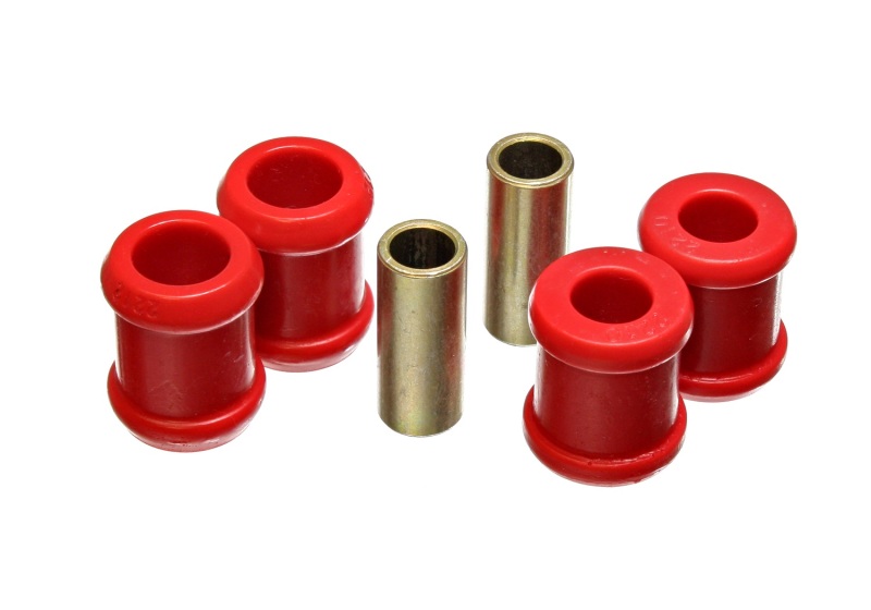 88-98 GM Silverado 1/2 Ton C-10/C1500 P/U 2WD Red Rear Shock Bushing Set - Click Image to Close