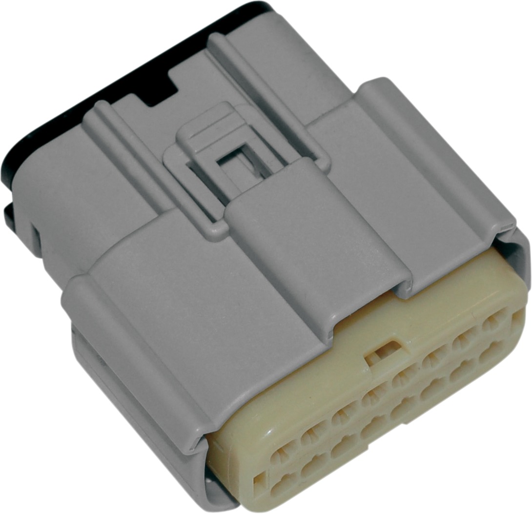 Molex 16-Position Female Connector - Molex 16-Pos Fem Conn Gry - Click Image to Close