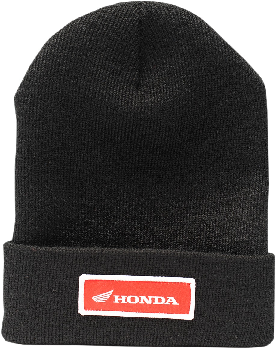 Men's Honda Beanie - Honda Beanie Blk One - Click Image to Close