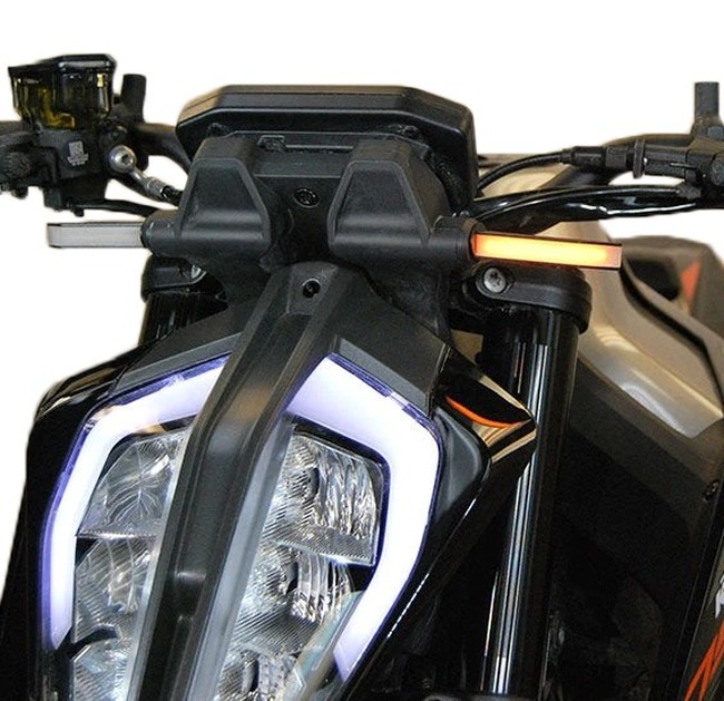 18-24 KTM 790 Duke Front Turn Signals w/Load EQ - Click Image to Close