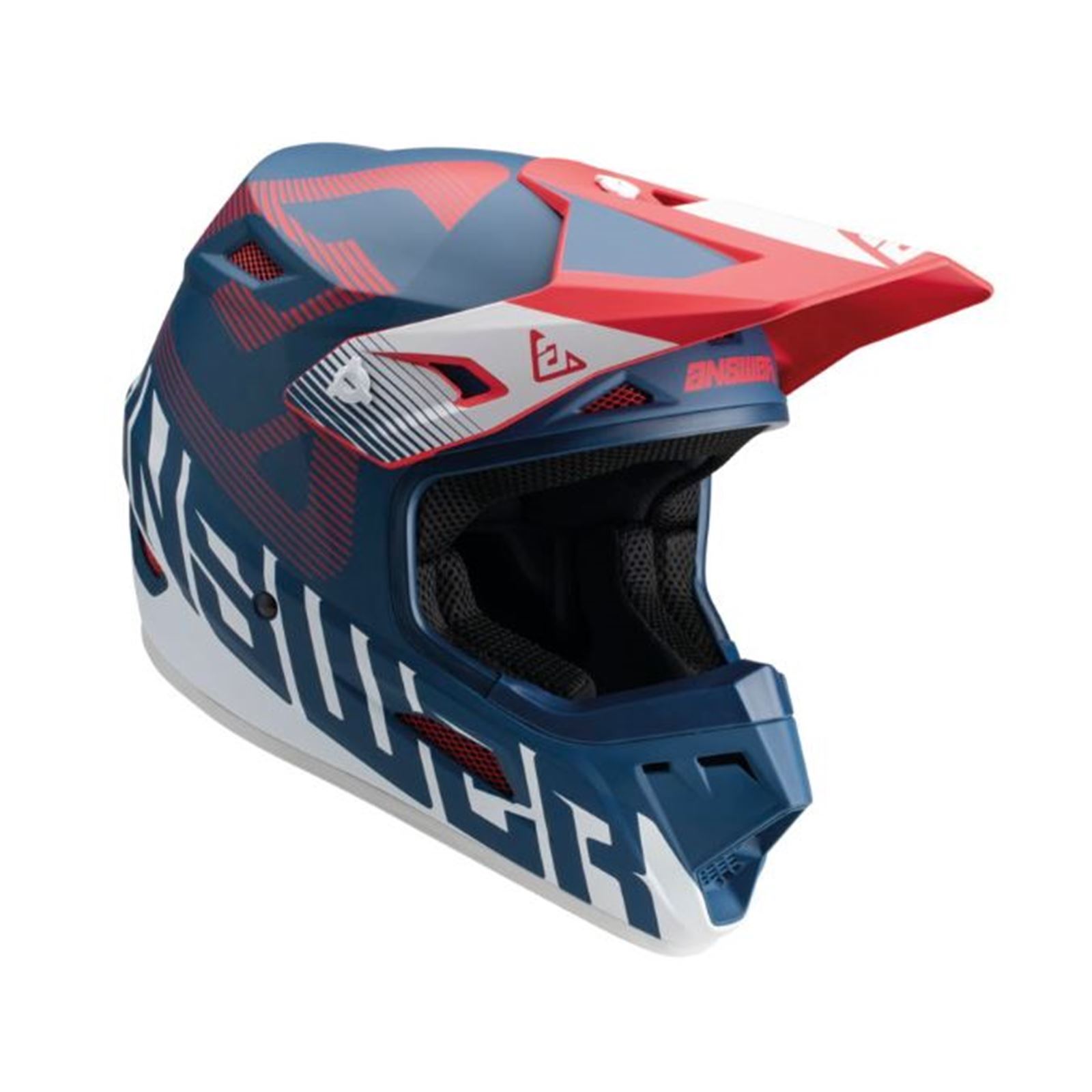 AR1 V2 Bold Helmet Red/White/Blue Youth - Small - Click Image to Close