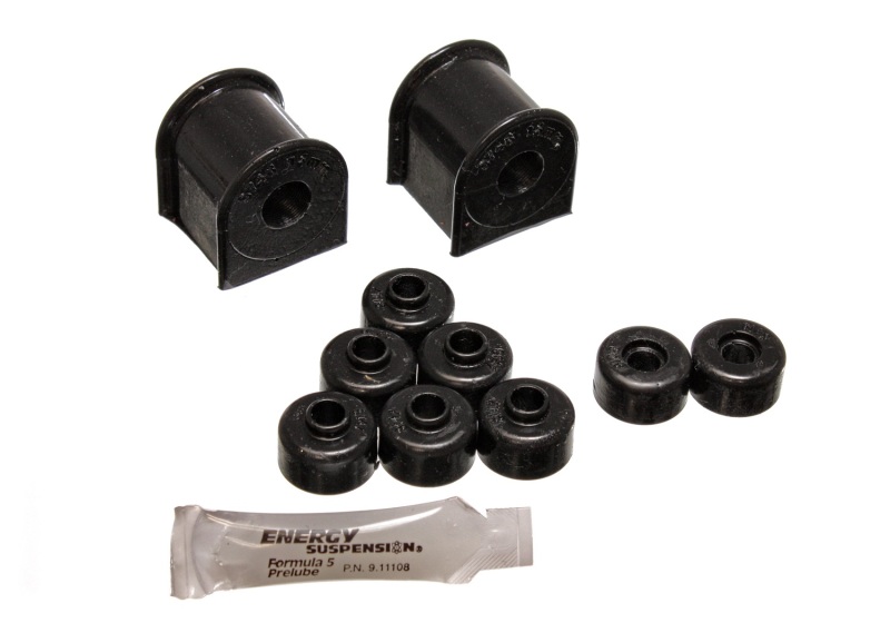 Black 15mm Rear Sway Bar Bushing Set - For 89-94 Nissan 240SX (S13) - Click Image to Close