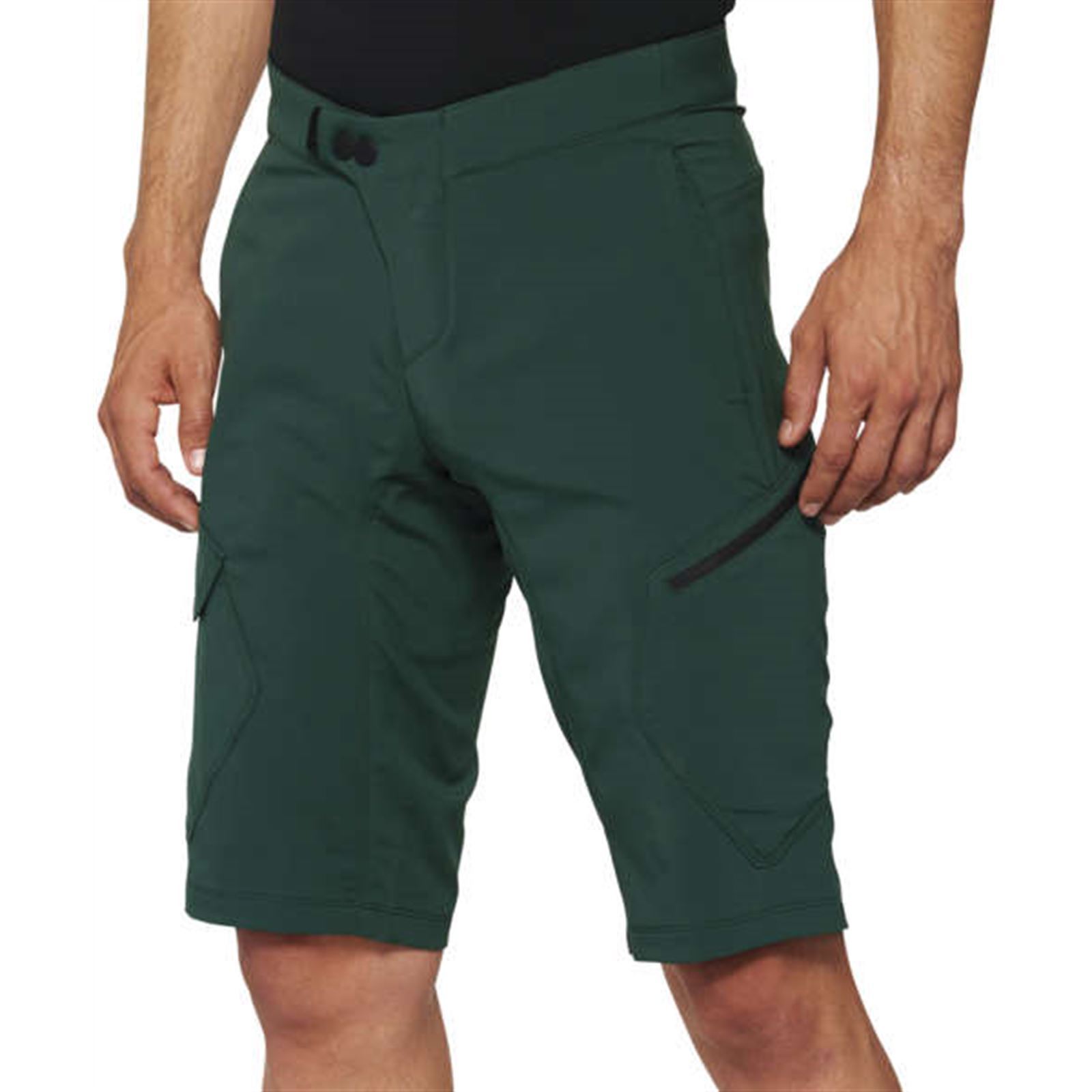 100% Ridecamp Shorts Fst Grn 38 - Click Image to Close