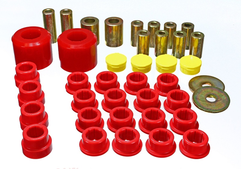 10 Chevy Camaro Red Rear End Control Arm Bushing Set - Click Image to Close