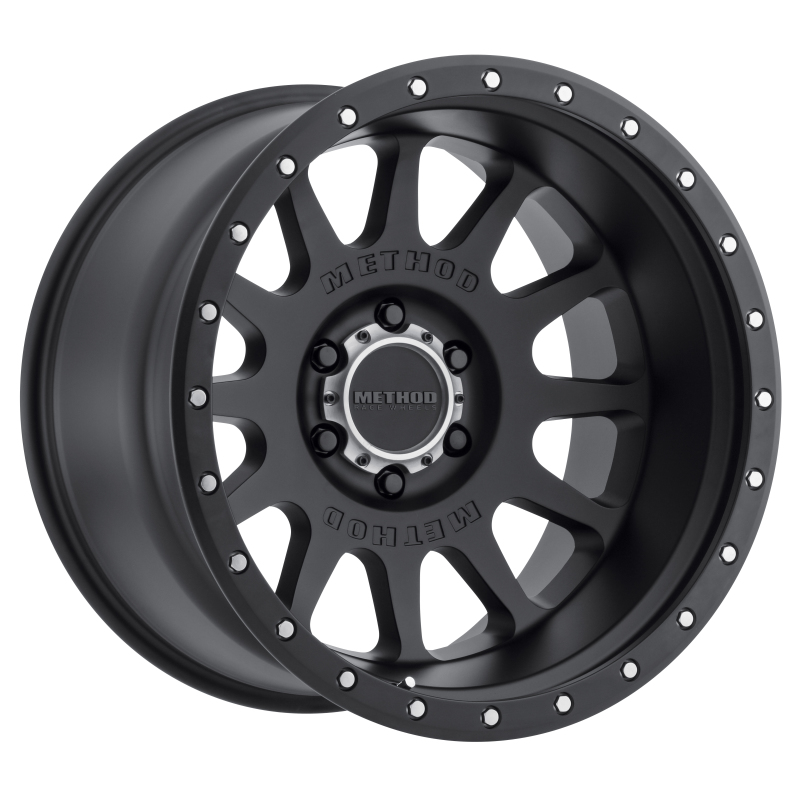 MR605 NV 20x10 -24mm Offset 6x135 87mm CB Matte Black Wheel - Click Image to Close