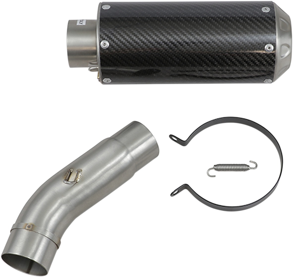 MGP 2 Growler Carbon Fiber Slip On Exhaust - For 09-20 Kawasaki ZX6R - Click Image to Close