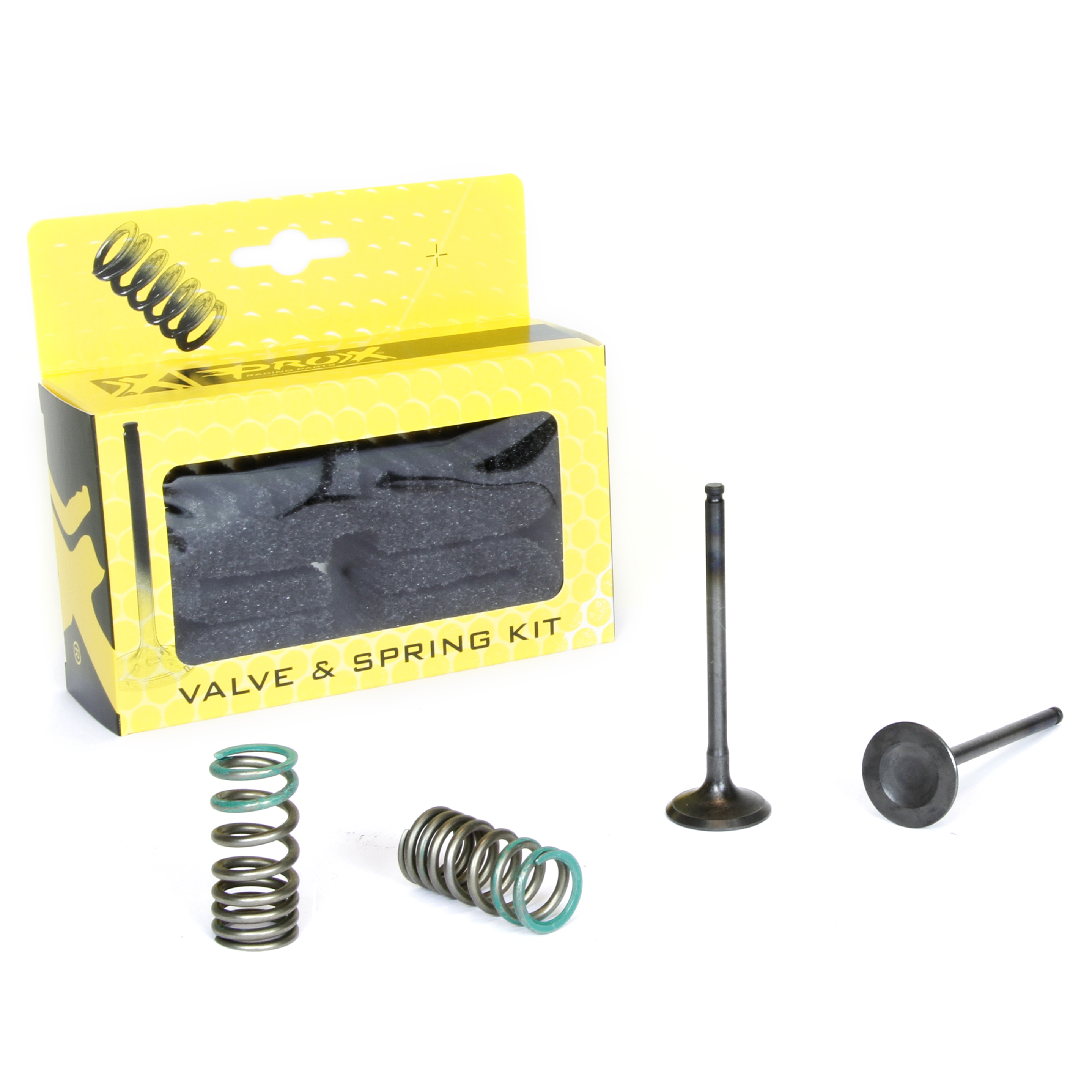 Steel Exhaust Valve/Spring Kit - For 01-13 Yamaha WR250F YZ250F - Click Image to Close