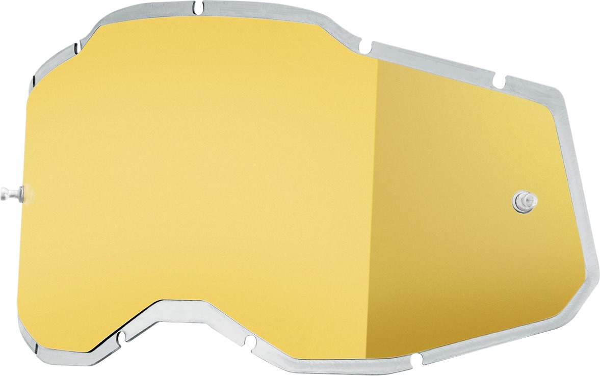 100% 2.0 Injected Replacement Lens - Gold Mirror - Click Image to Close