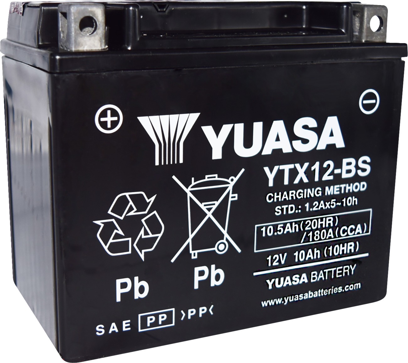 YTX12-BS Maintenance Free Sealed Battery - Click Image to Close