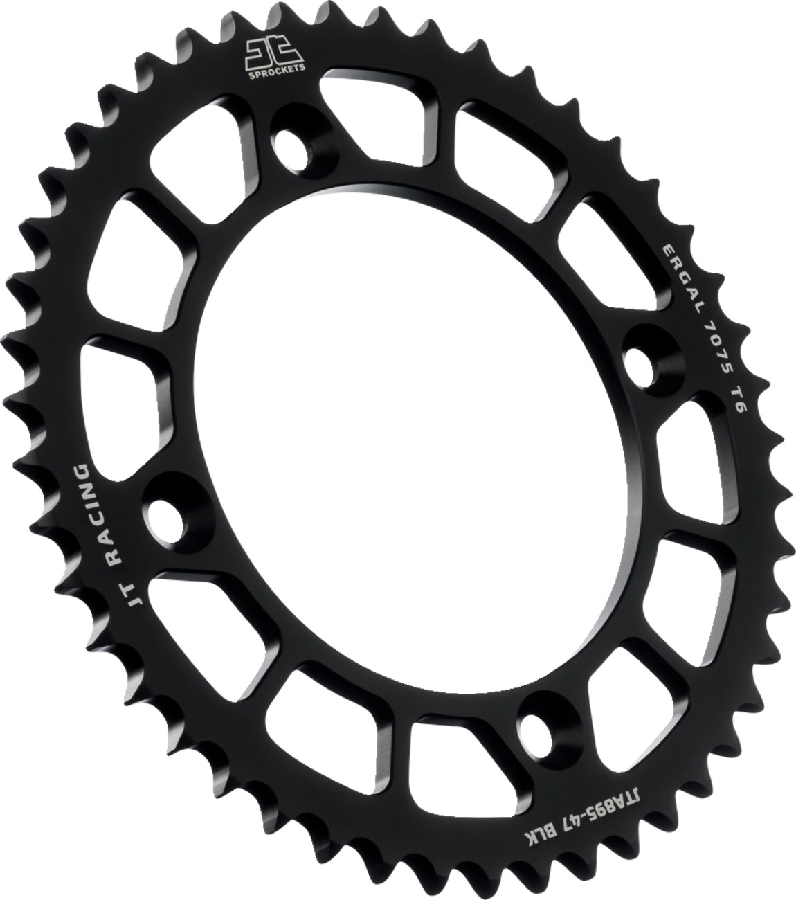 Black Aluminum Rear Sprocket - 47 Teeth 428 Pitch - Click Image to Close