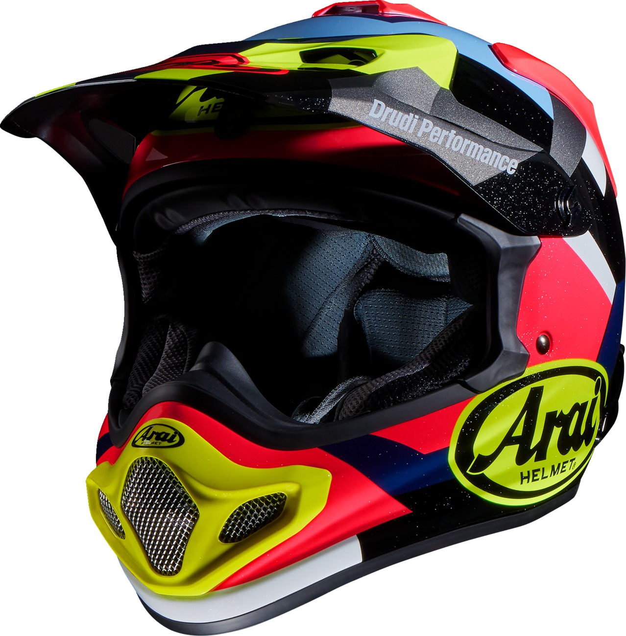 Arai VX-Pro4 Block Helmet - Large - MX helmet with Block graphic, size Large - Click Image to Close