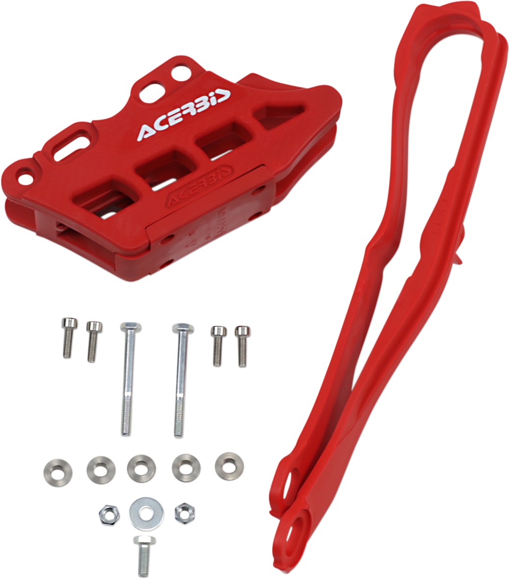 Acerbis 2.0 Chain Guide and Slide Kit - Red - Click Image to Close