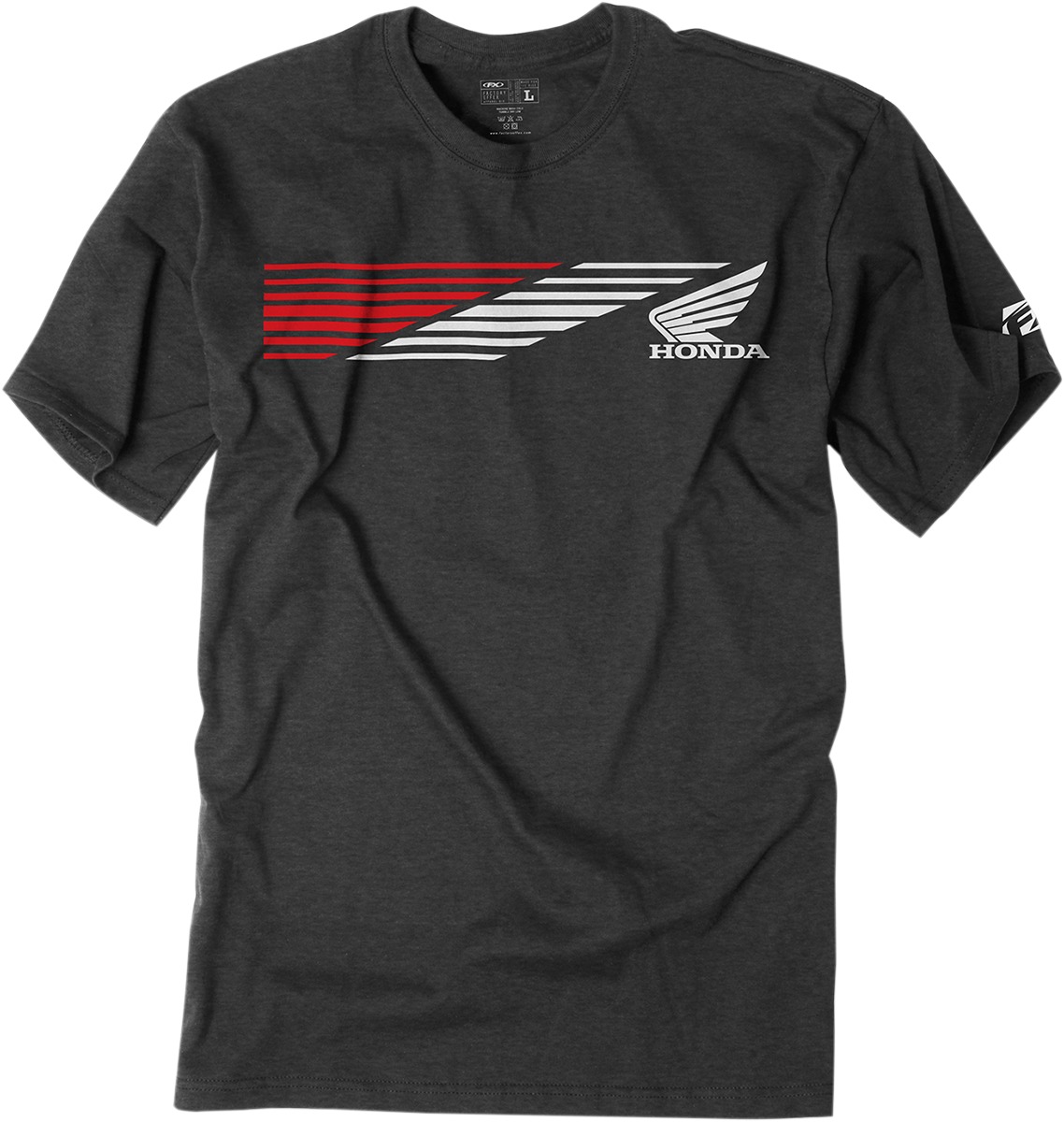 Men's Honda Speed Tee - Honda Speed Tee Hthr Char Xl - Click Image to Close