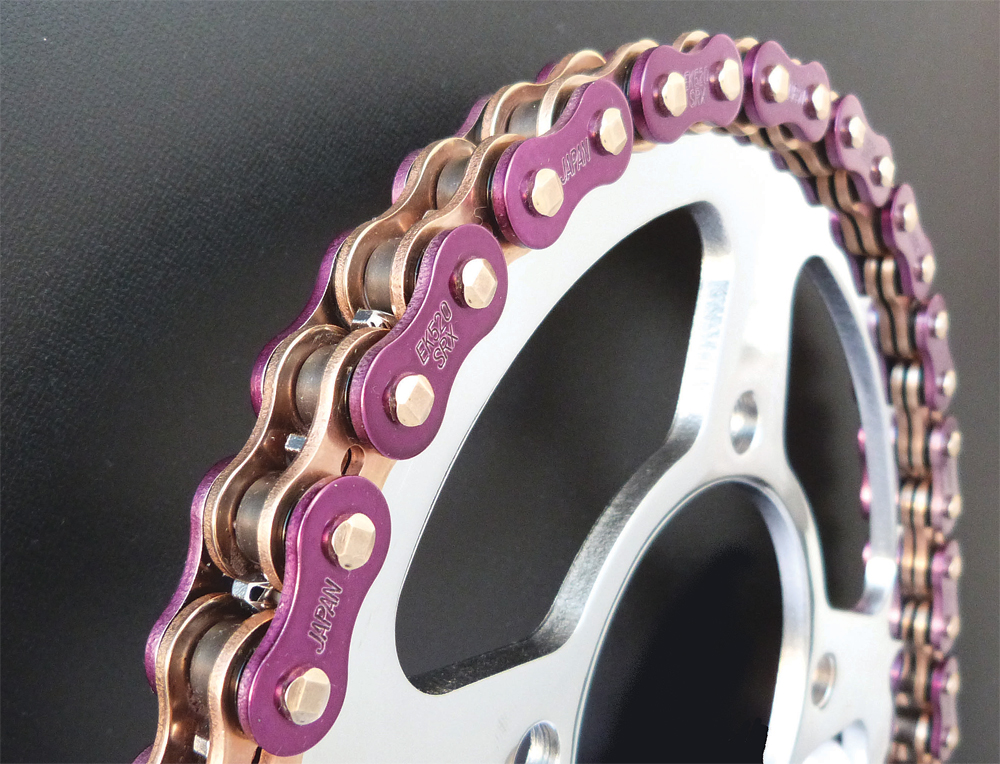 ZVX3 Chain 525X120 Purple - Click Image to Close