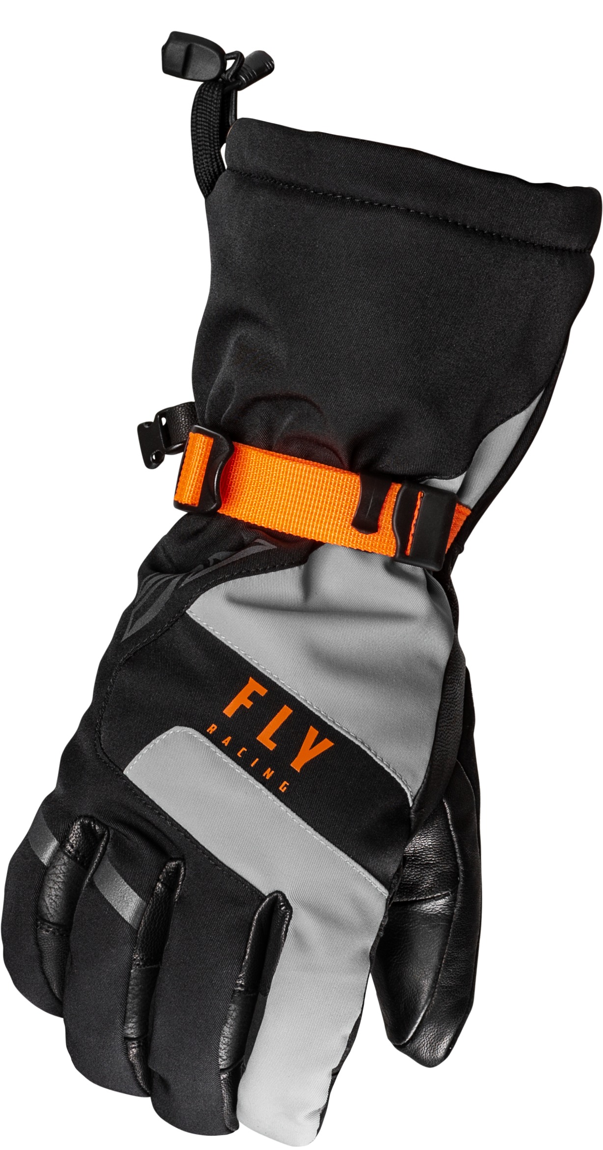 Highland Gloves Black/Grey/Orange - Large by FLY RACING - Weatherproof gloves with insulation. - Click Image to Close