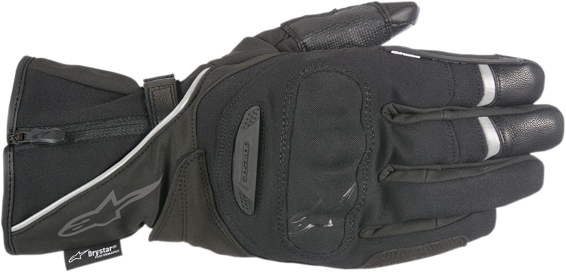 Primer Drystar Leather Street Riding Gloves Black Medium - Click Image to Close