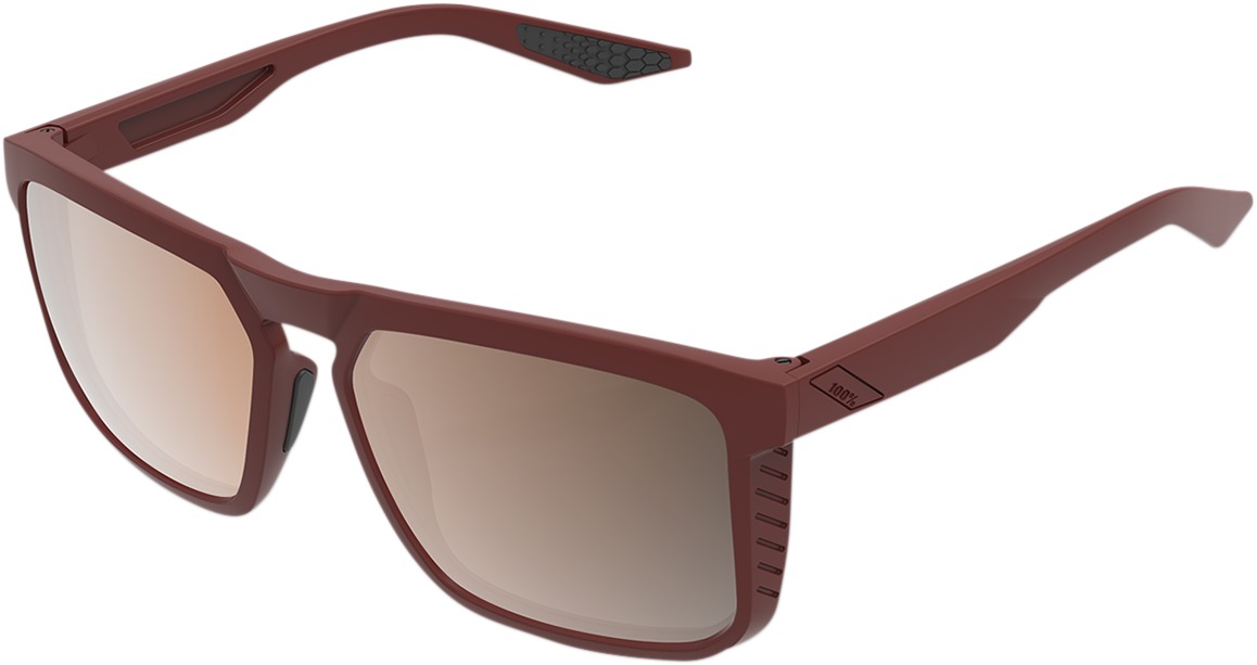 Renshaw Sunglasses Crimson Red w/ Bronze Lens - Click Image to Close