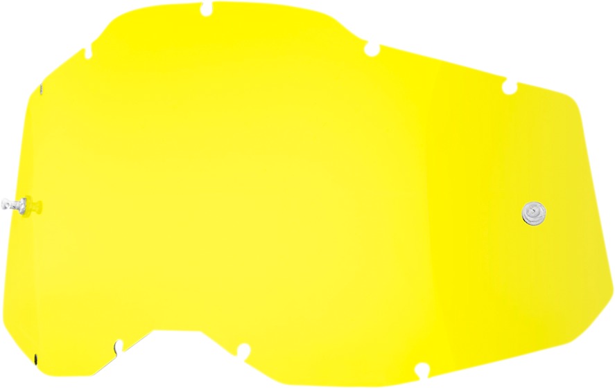 100% 2.0 Replacement Lens - Yellow RC2/AC2/ST2 - Click Image to Close