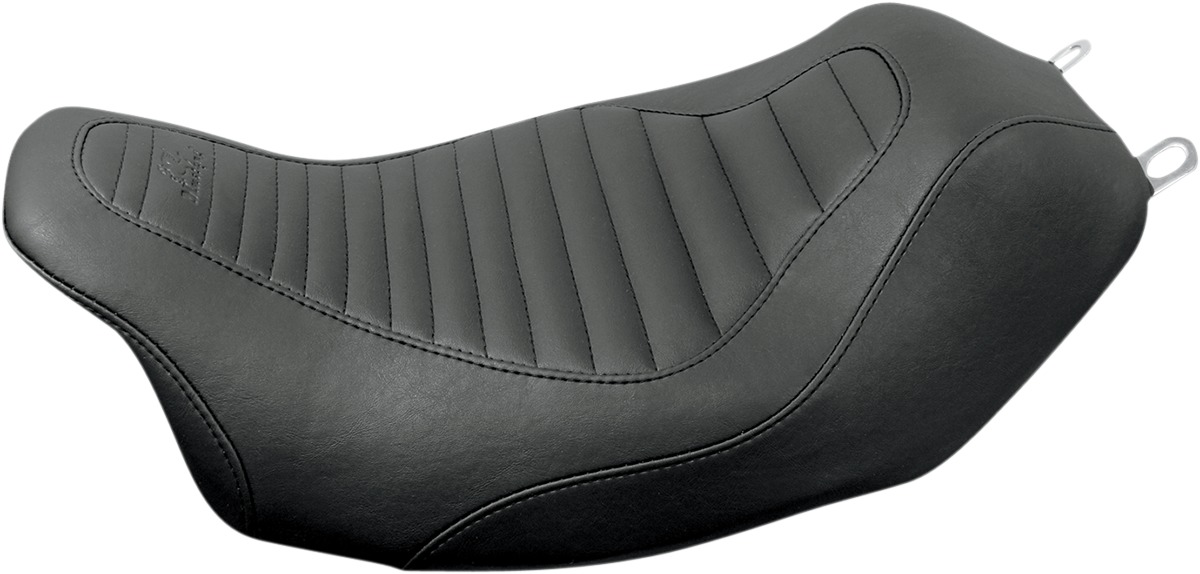 Tripper Ribbed/Stitched Synth. Leather Solo Seat - For 06-20 Harley FLH FLT - Click Image to Close