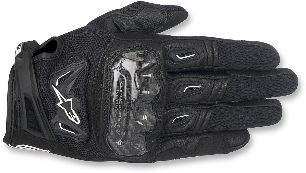 SMX-2 V2 Air Carbon Motorcycle Gloves Black 2X-Large - Click Image to Close