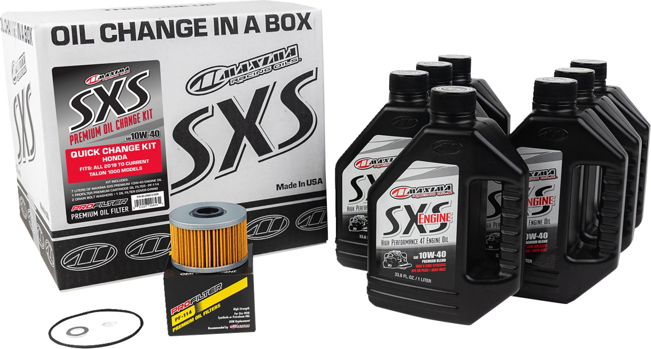 Maxima SxS Honda Talon Quick Change Kit 10W-40 - Click Image to Close