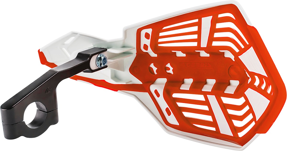 Acerbis X-Future Handguards White/Red - Click Image to Close