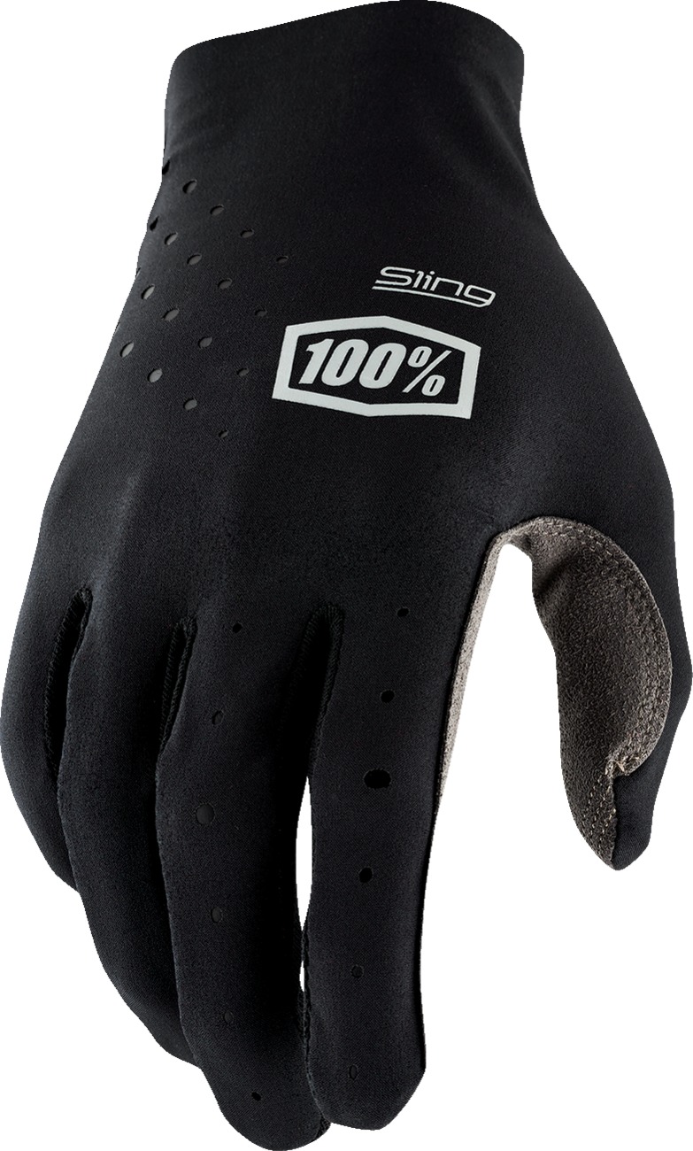 100% Men's Sling MX Gloves Black Large for Motocross/Enduro - Click Image to Close