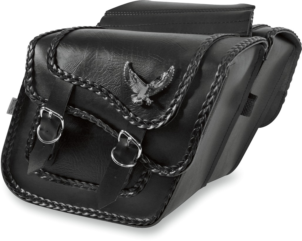 Black Magic Compact Slant and Super Slant Saddlebags - Black Magic Saddlebag - Click Image to Close