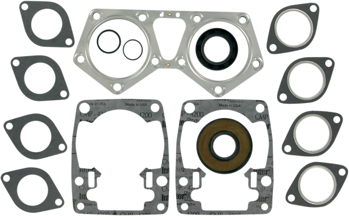 Vertex Pistons Complete Gasket Kt W/Oil Seals - Click Image to Close