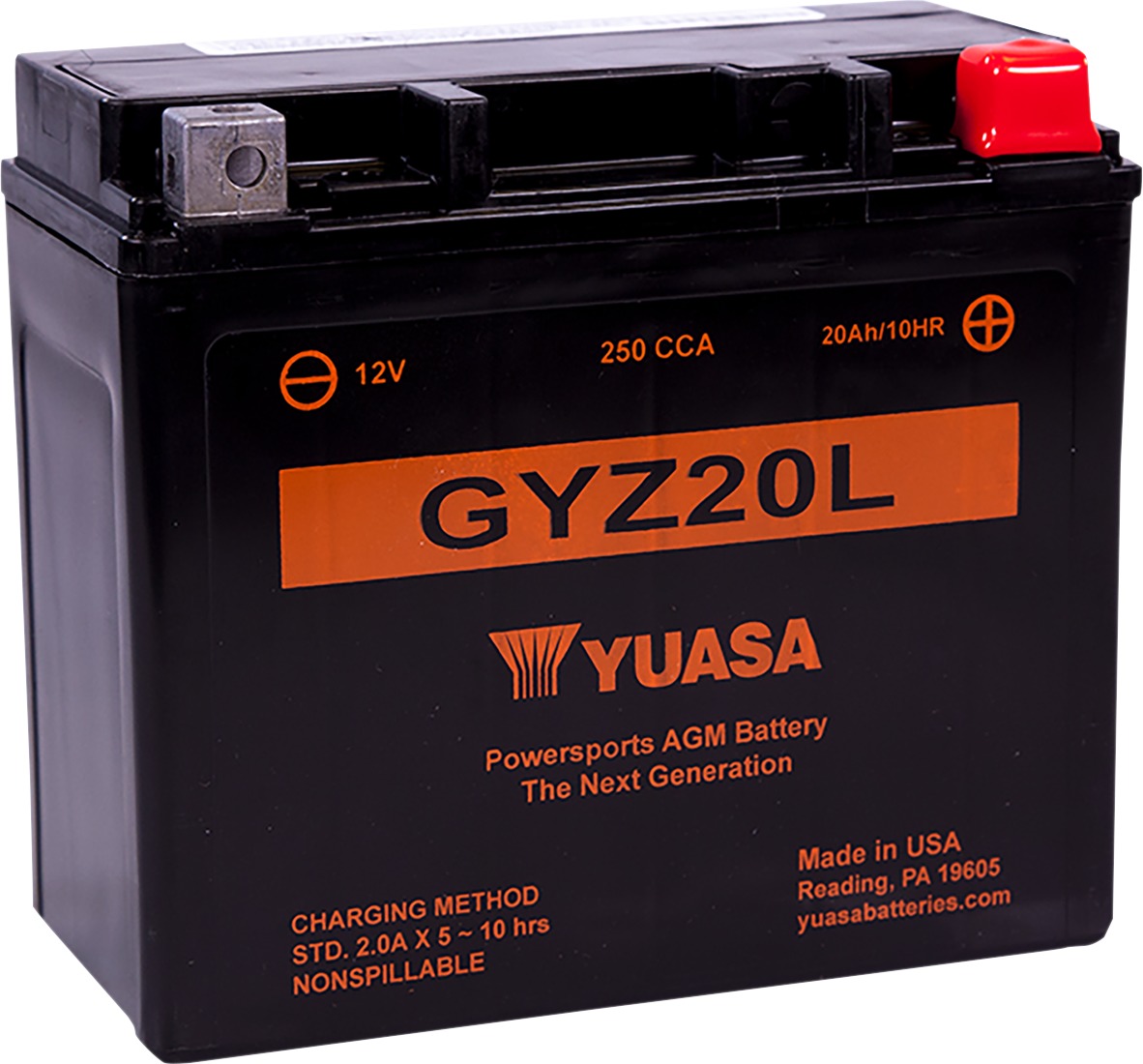 GYZ High-Performance AGM Batteries - Gyz20L Yuasa Battery - Click Image to Close