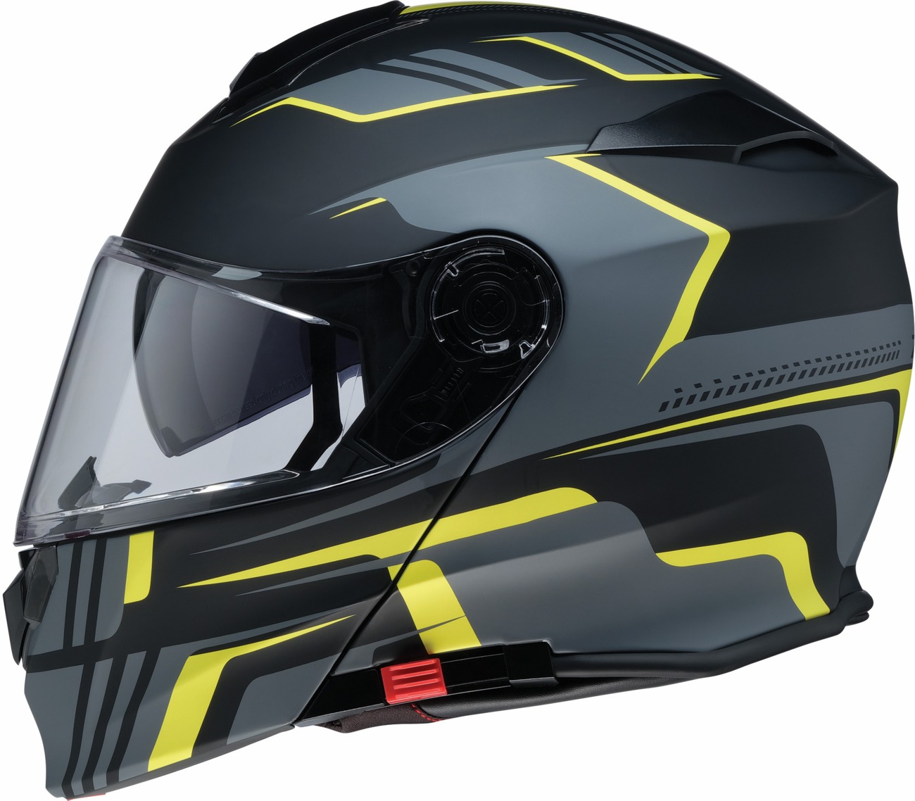 Z1R Solaris 2.0 Slater Modular Helmet L Hi-Vis Yellow - Modular helmet with sun visor - Click Image to Close