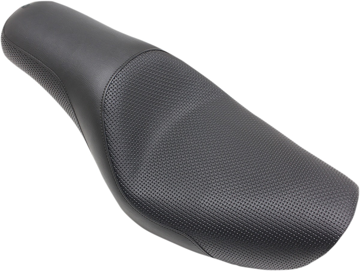 Profiler Plain 2-Up Seat Black Gel Lowest - For 04-05 Harley Dyna FXD - Click Image to Close