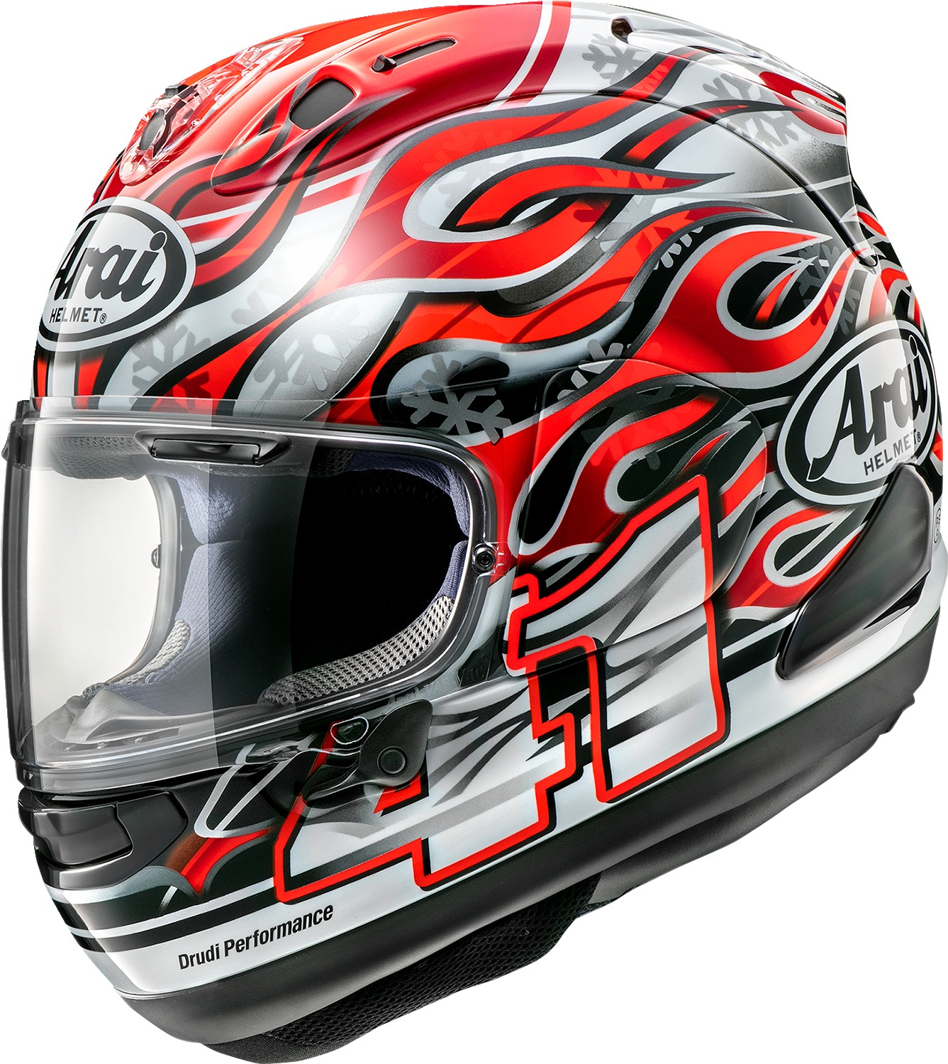 Arai Corsair-X Haga GP Helmet XS Red - Premium full-face helmet in Haga GP design - Click Image to Close