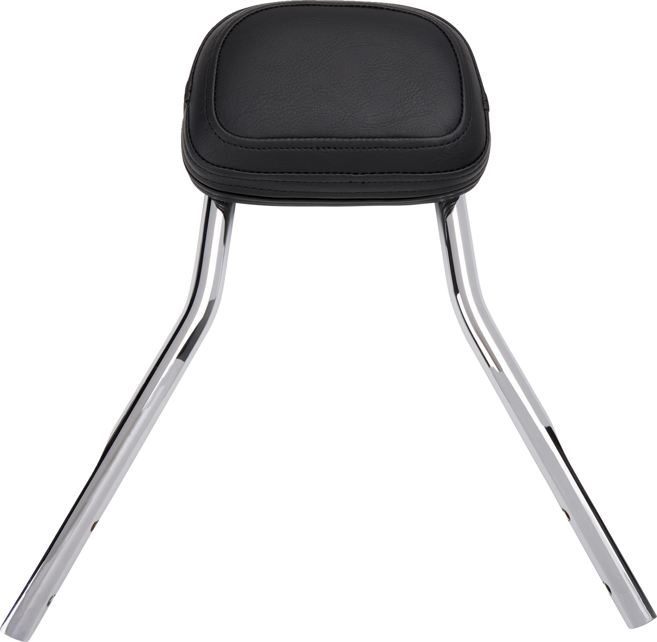 Detachable Backrest Round Chrome by Cobra - Click Image to Close