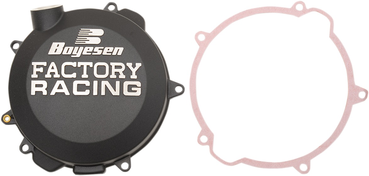 Factory Racing Clutch Cover - Black - For 16-18 KTM Husqv 125/150 - Click Image to Close