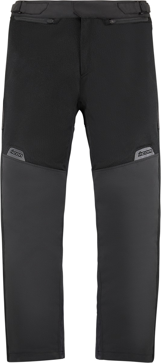 ICON Mesh AF Overpant Black Men's Large - Breathable overpant with full-length zippers - Click Image to Close