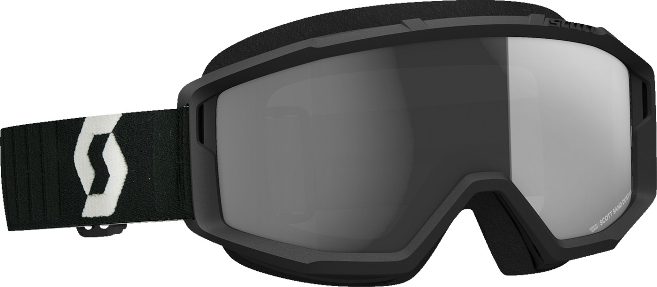 Primal Sand & Dust Goggles - Black/Gray w/ Dark Gray Lens - Click Image to Close