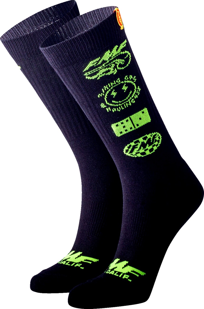 Stacked Socks - Stacked Socks Blk - Click Image to Close