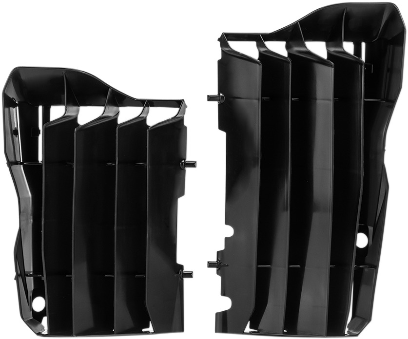 Black Radiator Louvers - For 18-19 Honda CRF250R - Click Image to Close