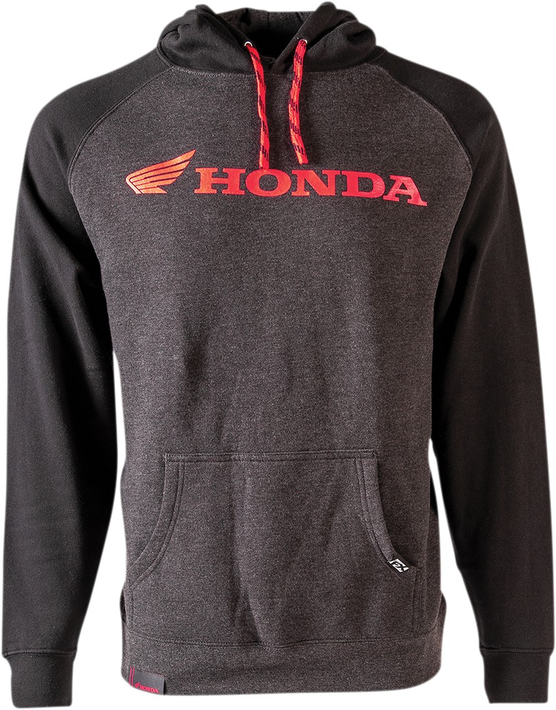 Men's Honda Landscape Hoody - Honda Lndscpe Hoody Chablk Lg - Click Image to Close