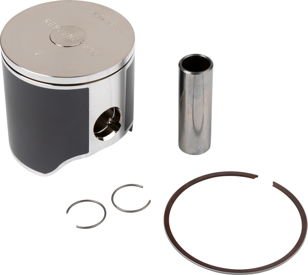 Racers Elite Piston Kit 58.00mm Bore (STD) - Fits KTM, Husqvarna, and Gas Gas 150cc models. - Click Image to Close