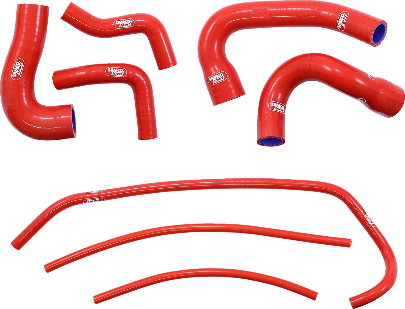 Radiator Hose Kit Red - for 21-23 Yamaha MT-09 - Click Image to Close