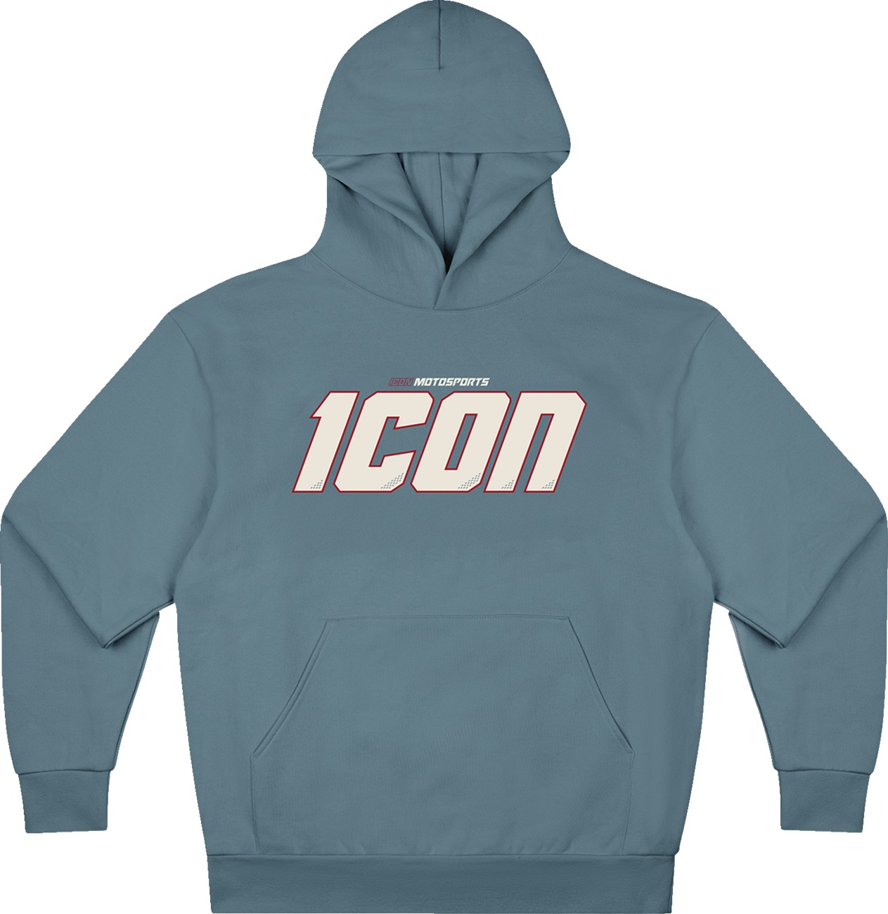 ICON Rizz Rizz Hoodie Men's Large Blue/Off-White - Ultra-soft cotton/poly blend hoodie - Click Image to Close