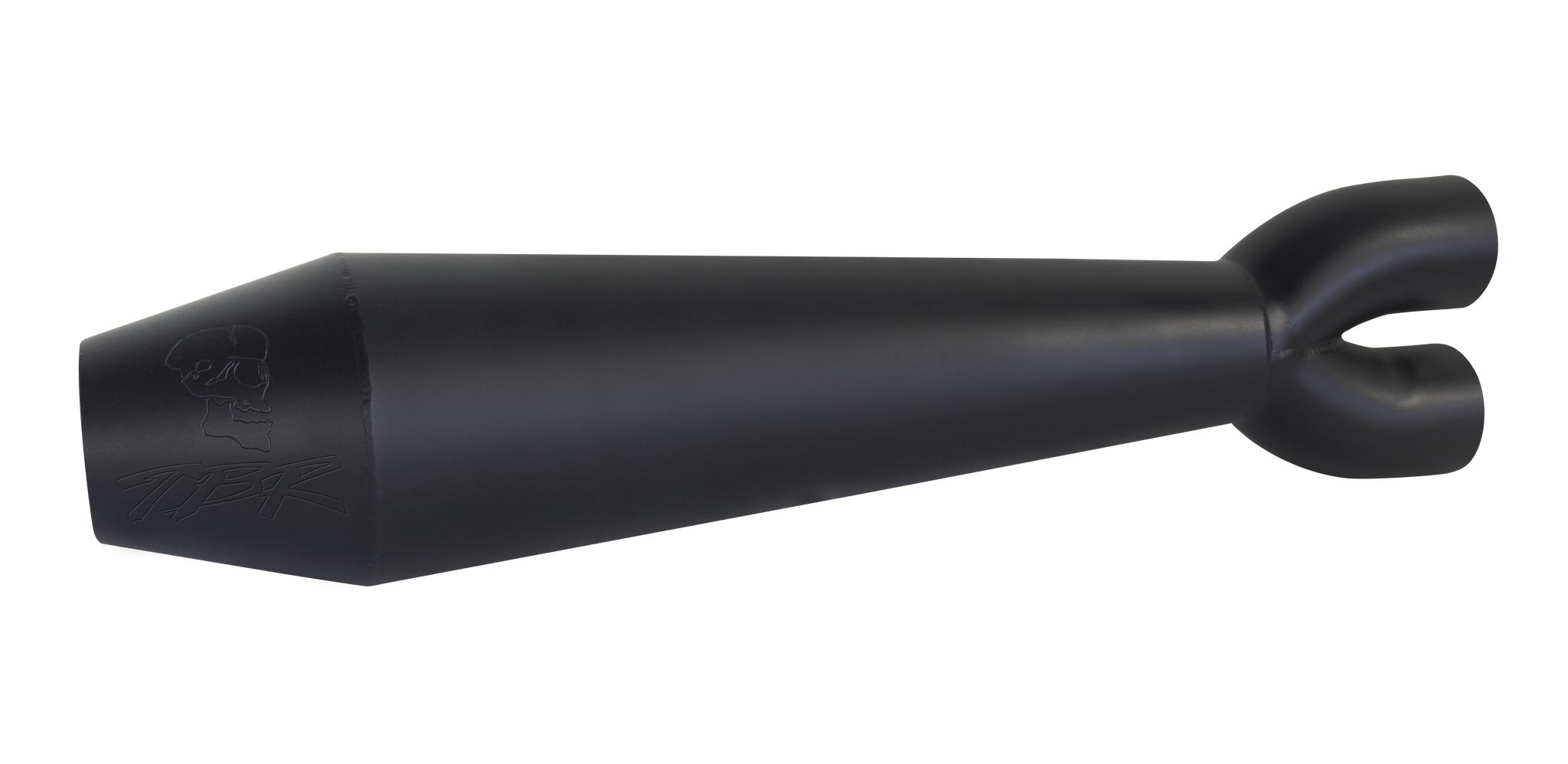 Megaphone Gen II 2-1 Black Full Exhaust - For 18-22 Harley FL & FX - Click Image to Close