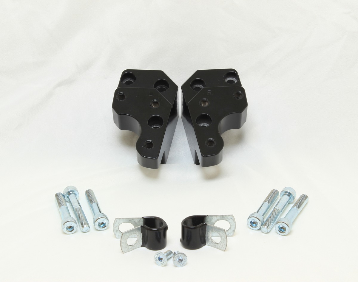 Handlebar Risers 2" 1-3/4" (Wide) - For 10+ Concours 14 - Click Image to Close