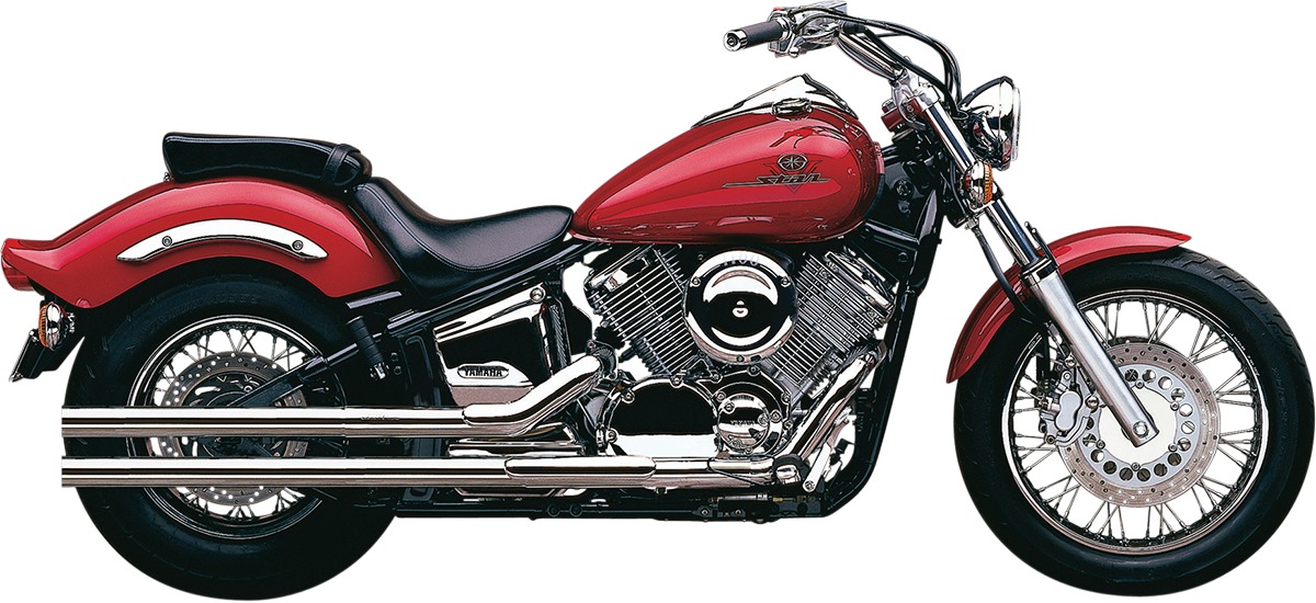 Lo-Boy Shotgun Full Exhaust - For 99-09 Yamaha V Star1100 Classic & Custom - Click Image to Close